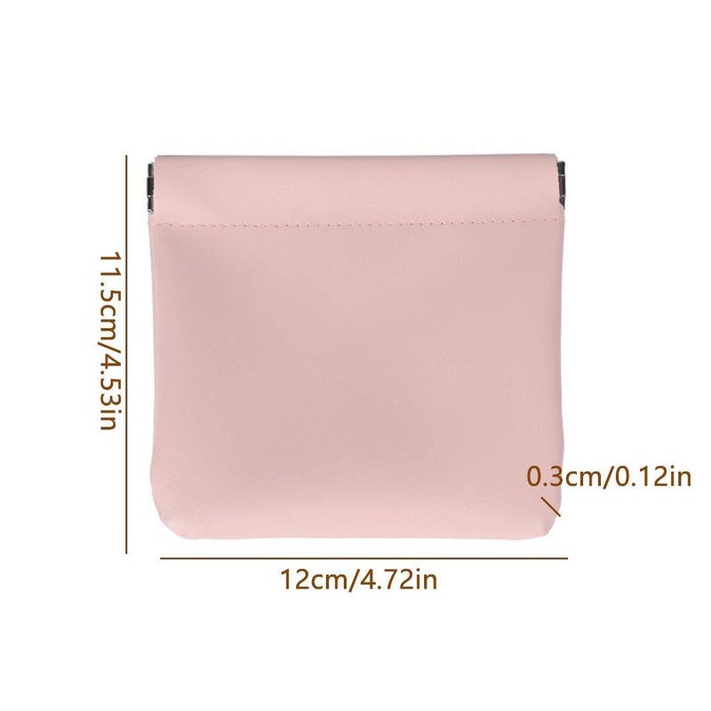 Snap Closure Leather Organizer Pouch - Magnetic Self-Sealing Cosmetic Bag, Portable Waterproof PU Leather Pouch (Set A) - Image 3